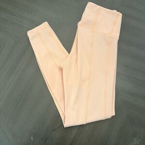 L*Space Active High Rise Seamed Leggings - Peach/Apricot - Small
